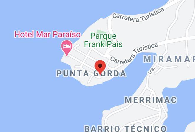 Santiago De Cuba - Hotel Punta Gorda Maps