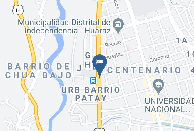 Huaraz - Hotel Punta Olimpica Ii Maps