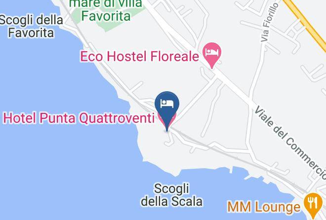 Hotel Punta Quattroventi Map