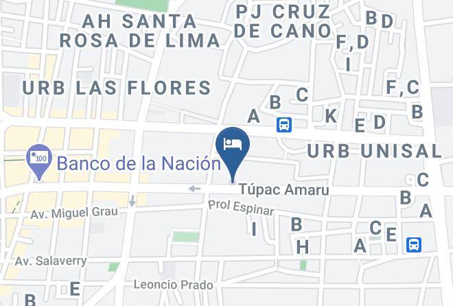 Huaura - Hotel Punta Rocas Maps