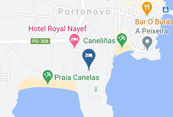 Pontevedra - Hotel Punta Seame Maps