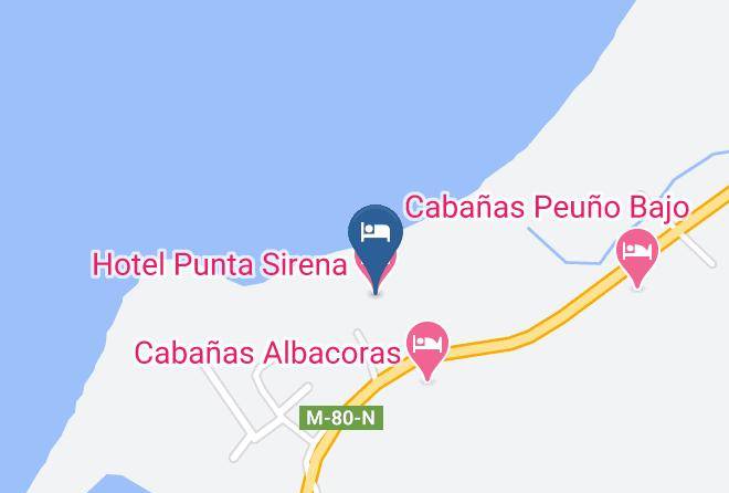 Cauquenes Province - Hotel Punta Sirena Maps