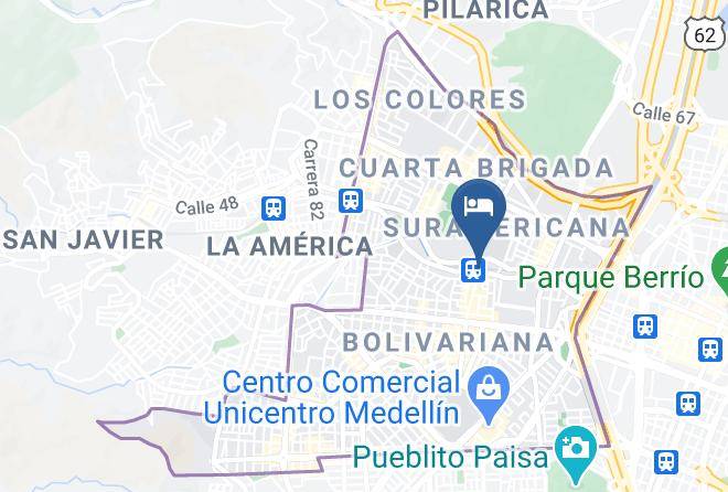 Medellin - Hotel Punto 70 Maps