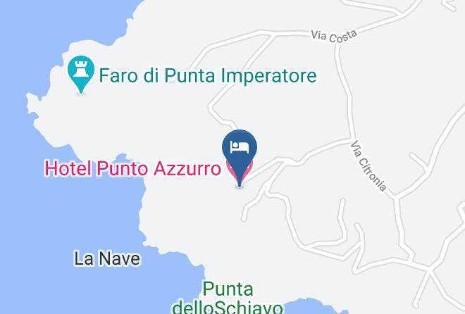 Hotel Punto Azzurro Map