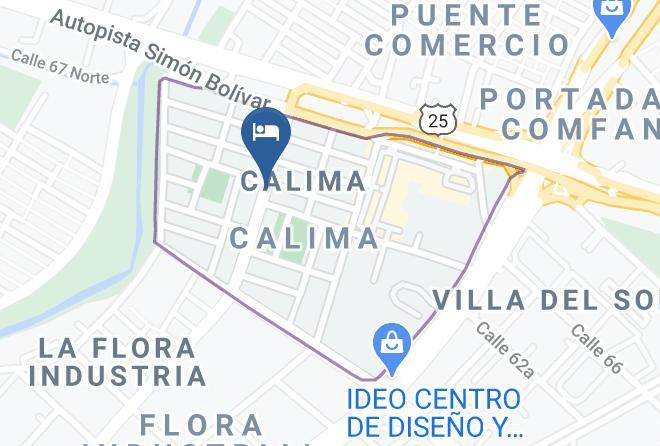 Cali - Hotel Punto Clave Maps
