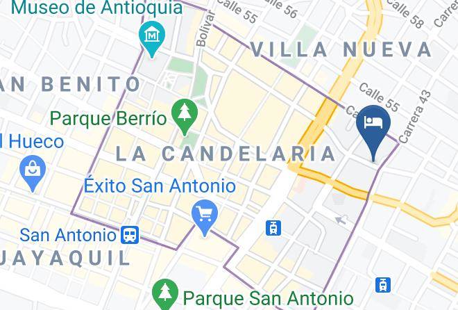 Medellin - Hotel Punto Dos Maps