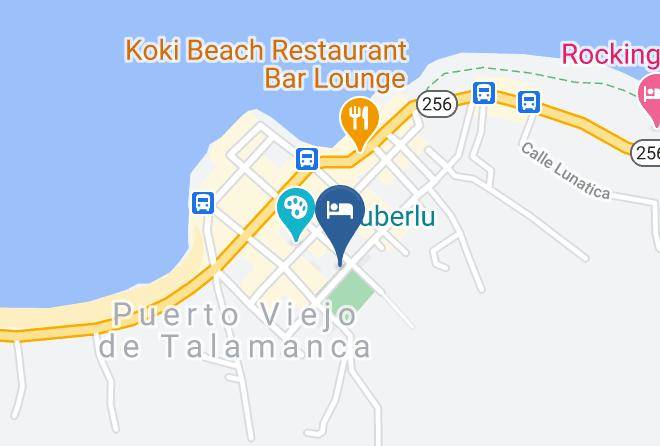 Talamanca - Hotel Pura Vida Maps