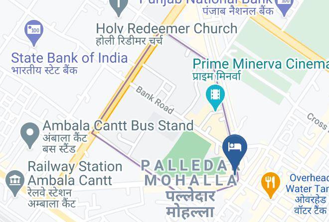 Ambala - Hotel Puran Palace Maps