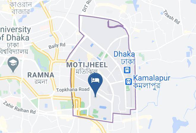 Dhaka - Hotel Purbani International Limited Maps