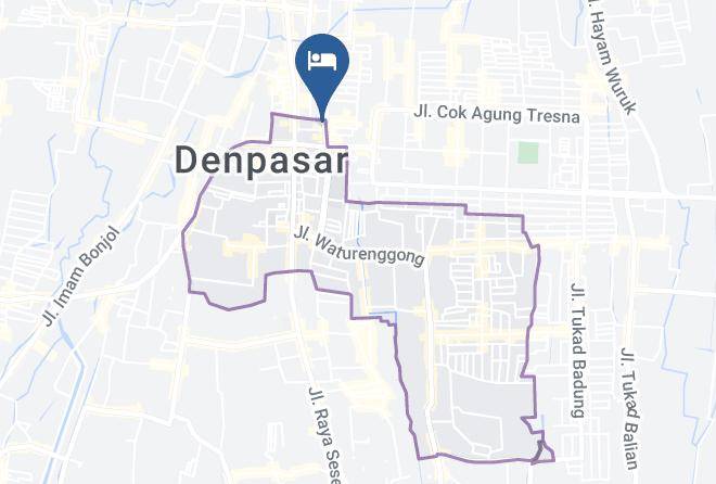 Denpasar - Hotel Puri Ayu Maps