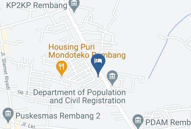 Rembang Regency - Hotel Puri Indah Maps