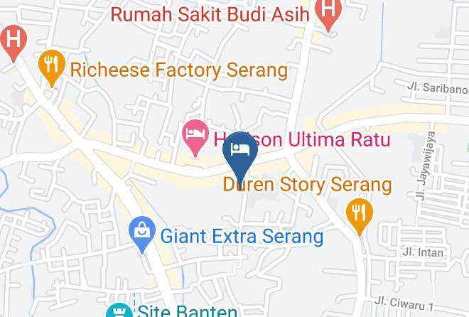 Serang Regency - Hotel Puri Kayana Maps