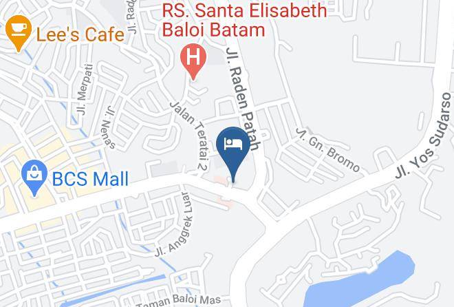 Hotel Puri Ksatria Map