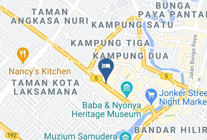 Melaka Tengah - Hotel Puri Melaka Maps