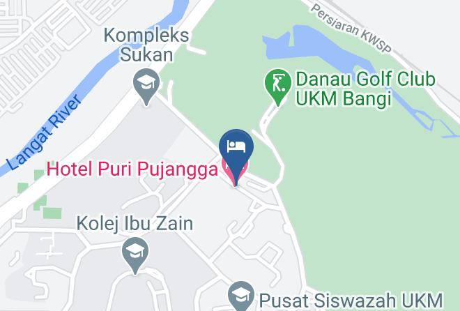 Hulu Langat - Hotel Puri Pujangga Maps
