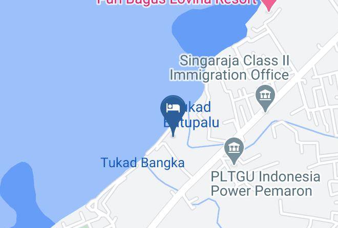 Buleleng Regency - Hotel Puri Saron Lovina Maps