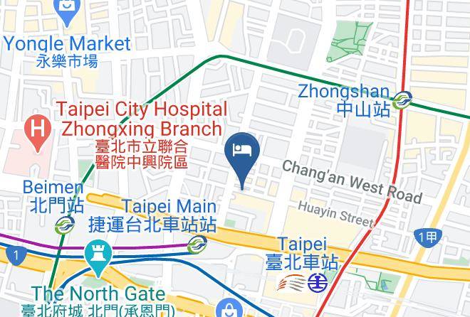 Datong District - Hotel Puri Taipei Station Branch Maps