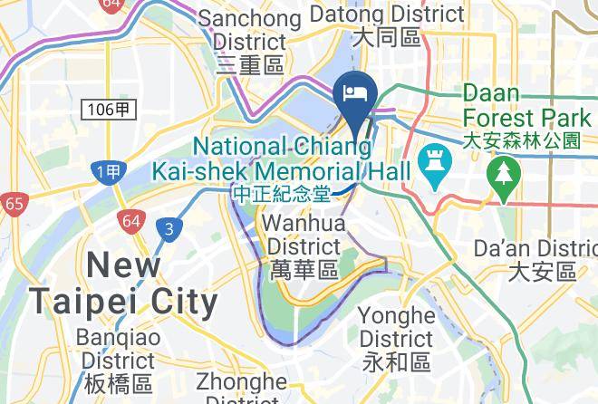 Wanhua District Ximending - Hotel Puri Ximen Branch Maps
