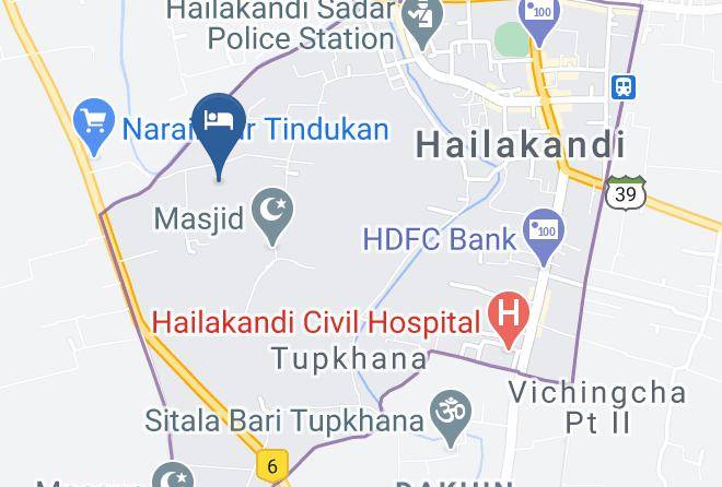 Hailakandi - Hotel Purnolaxmi Maps
