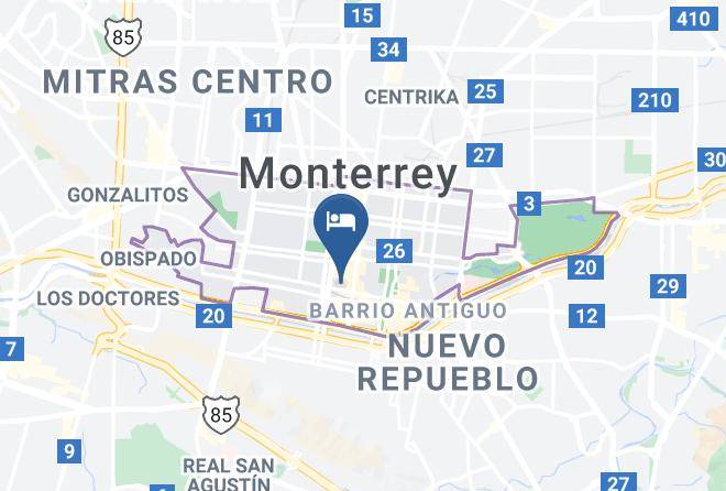 Monterrey - Hotel Puro Amor Maps