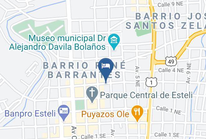 Esteli - Hotel Puro Esteli Maps