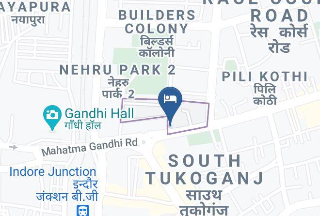 Hotel Purva Map - Madhya Pradesh - Indore