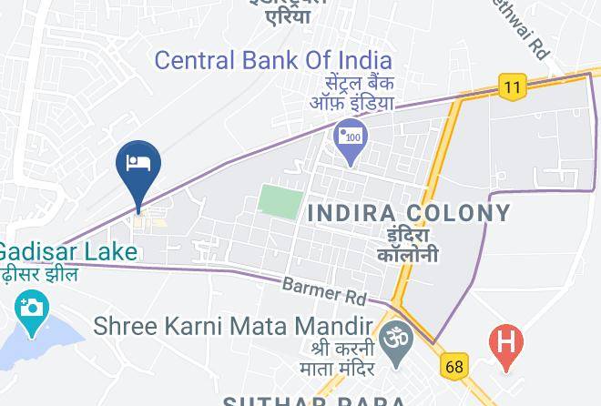 Jaisalmer - Hotel Pushp Mahal Maps