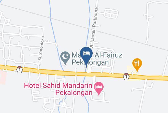 Kota Pekalongan - Hotel Puspa Indah Maps