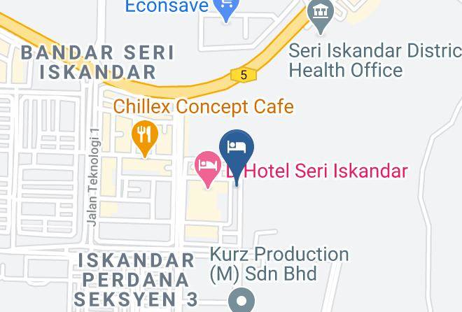 Perak Tengah District - Hotel Puteri Miqaila Maps