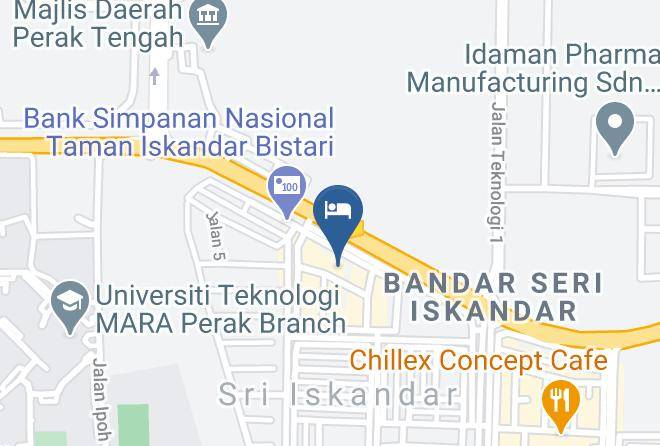 Hotel Putra Iskandar Map