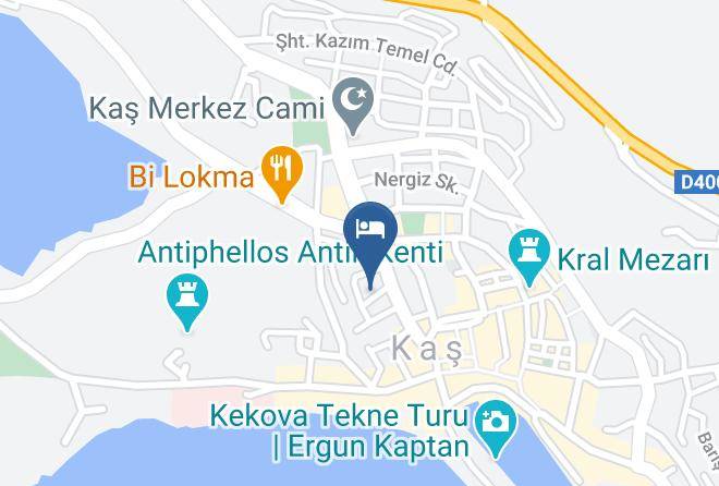 Kas - Hotel Puya Maps