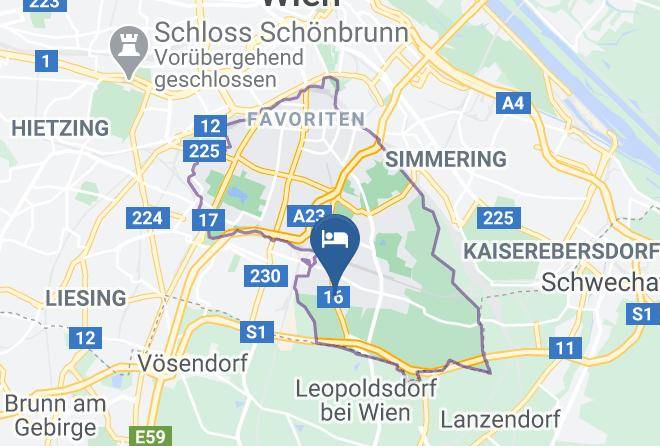 Vienna Favoriten - Hotel Puzwidu Maps