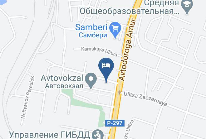 Khabarovsk - Hotel Pyat Zvezd Maps