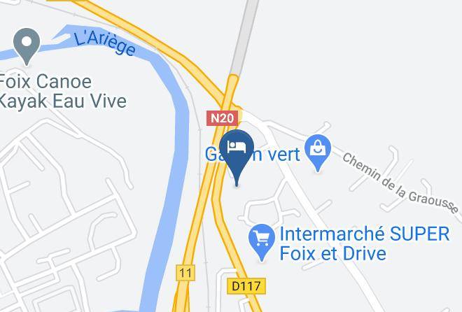 Ariege - Hotel Pyrene Foix Maps