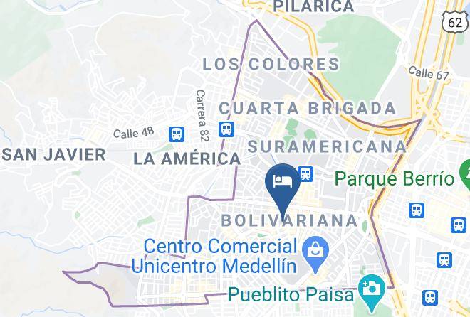 Medellin - Hotel Q2 Maps