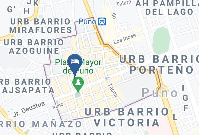 Puno - Hotel Qalasaya Maps