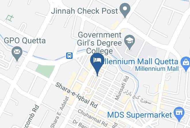 Quetta - Hotel Qasr E Gul Maps
