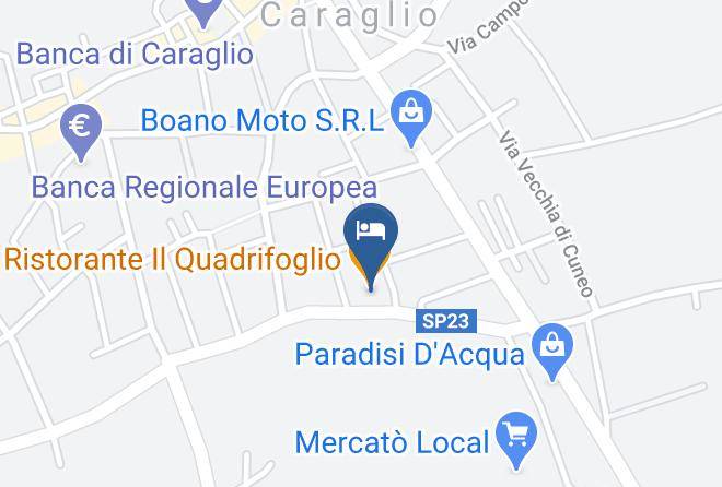Cuneo - Hotel Quadrifoglio Maps