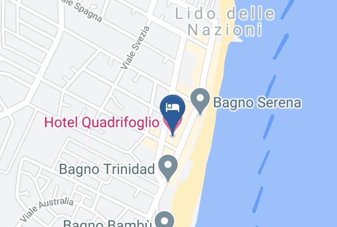 Ferrara - Hotel Quadrifoglio Maps