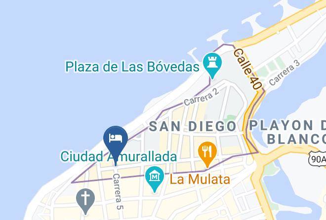 Cartagena De Indias - Hotel Quadrifolio Maps
