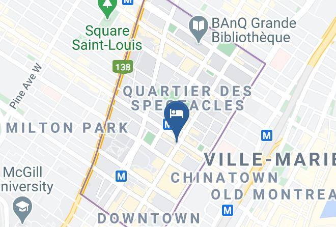 Montreal - Hotel Quartier Des Spectacles Maps