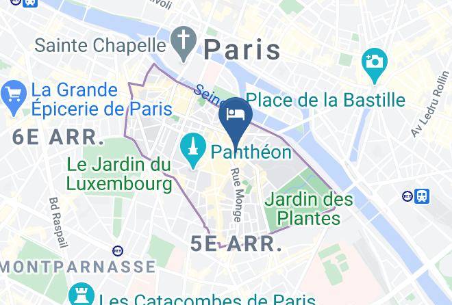 Paris - Hotel Quartier Latin Maps