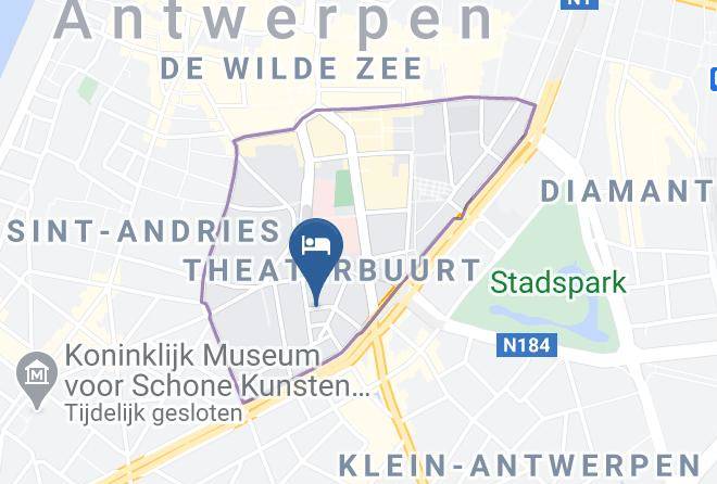Antwerp - Hotel Quartier Latin Maps