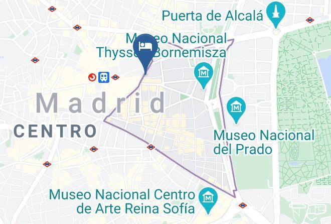Madrid - Hotel Quatro Puerta Del Sol Maps