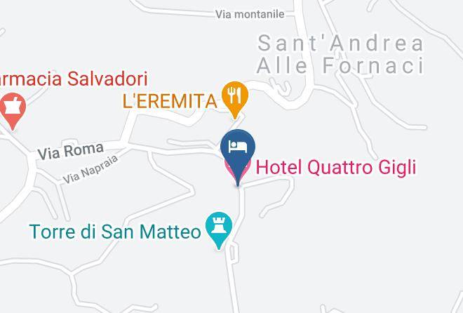 Pisa - Hotel Quattro Gigli Maps