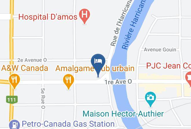 Abitibi Regional County Municipality - Hotel Queen Maps