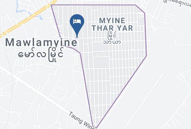 Mawlamyine - Hotel Queen Jamadevi Maps