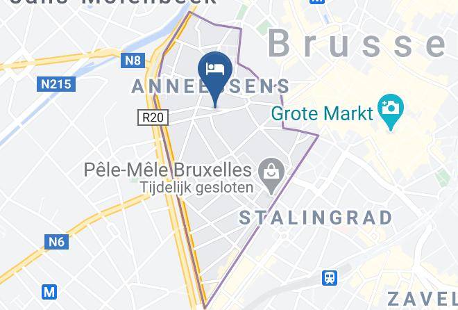 Brussels - Hotel Queen Mary Maps