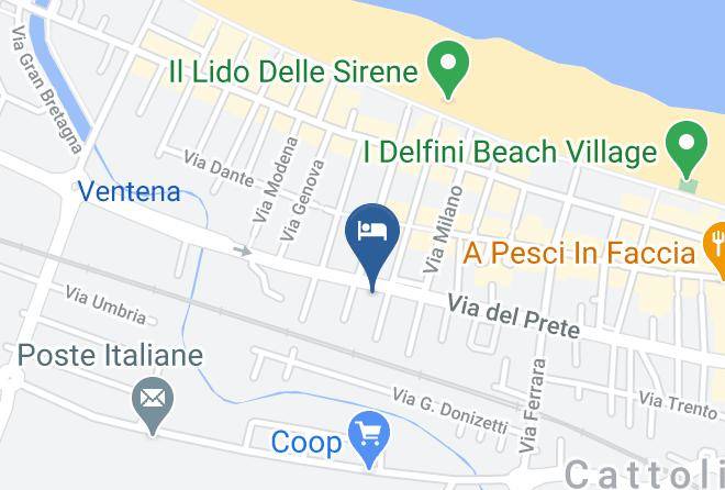 Rimini - Hotel Queen Mary Maps