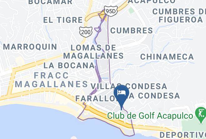 Acapulco De Juarez - Hotel Queen's Maps